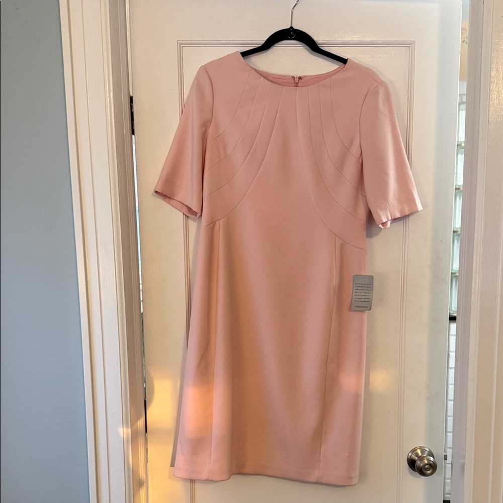 Eliza J Soft Pink Midi Dress